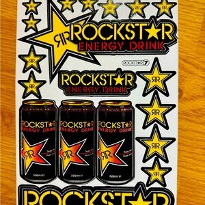 Rockstar stickers brand new check it out 👍🏻😎